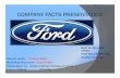 Ford motor company FACTS