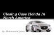 Presentation About Honda