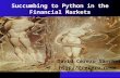 Succumbing to the Python in Financial Markets