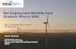 Net Employment Benefits from Onshore Wind in 2020, Sarah Stanley, SEAI