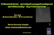 Obstetric antiphospholipid  antibody syndrome