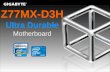 Gigabyte GA-Z77MX-D3H Motherboard