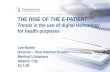 The rise of the e-patient - Lee Rainie