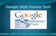 Use Of Google Webmaster Tool