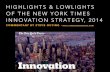 NY Times Innovation report highlights and lowlights