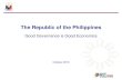 The Republic of the Philippines - Good Governance is Good Economics
