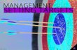 Management: Setting Targets