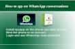 How to spy on whatsapp conversations