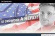 Is Snowden A Hero Or A Traitor?
