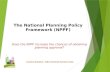 The National Planning Policy Framework (NPPF) - 12 Months On