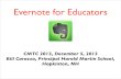 Evernote for Educators