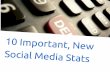 10 Important, New Social Media Stats