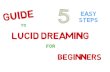 Guide to Lucid Dreaming for Beginners – Do you Dare to Lucid Dream?