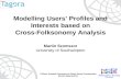 Modelling Users’ Profiles and  Interests based on  Cross-Folksonomy Analysis @ HT2009