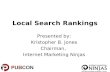 Local Search Rankings (PubCon 2012)