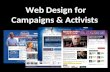 Webdesign for Advocacy and Campaigns
