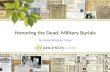 Honoring the Dead: Military Burials