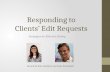 Writer Webinar: How to Responding to Edit Requests