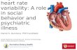 Oxytocin and heart rate variability