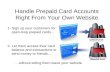 Embedded Management of Prepaid Card Accounts