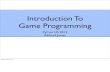 Introduction to Game Programming