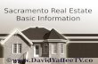 Sacramento Real Estate Basic Information
