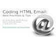 Coding HTML Email: Best Practices & Tips