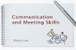 Communication & Meeting Skills