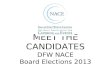 DFW NACE meet the candidates 2013 board