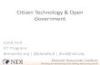 Citizen Technology & Open Government