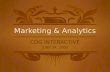 CDG Presentation for DCWW on Marketing & Analytics