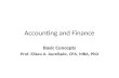 Accounting and Finance Basic Concepts (Ppt for Giveaway to Students).Short Version