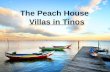 The peach house  villas in tinos