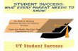 Student Success: What Every Parent Should Know