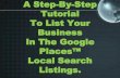 Google Places - step by step