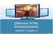 HTML Enhancements