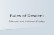 Rules of Descent: How Kin are Reckoned