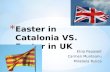 Easter in catalonia vs. easter in uk