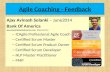 Agile Coaching - Giving And Receiving Feedback Jul14