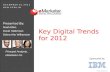 eMarketer Webinar: Key Digital Trends for 2012