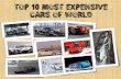 Top 10 most expensive cars of world