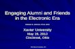 Engaging Alumni and Friends in the Electronic Era