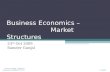 Business economics   market structures