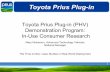 Toyota -Plug-in-Prius demonstration program