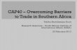 Cap40: overcoming barriers to trade in southern africa