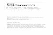 SQL Server 2005 for Sap