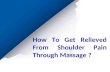 How Can A Chiropractor Treat Shoulder Pain?
