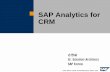4.SAP Analytics for CRM