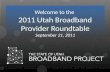 Utah Broadband Planning Project Updates