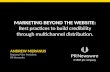 Marketing Beyond the Website: Best Practices to Build Credibility Through Multichannel Distribution